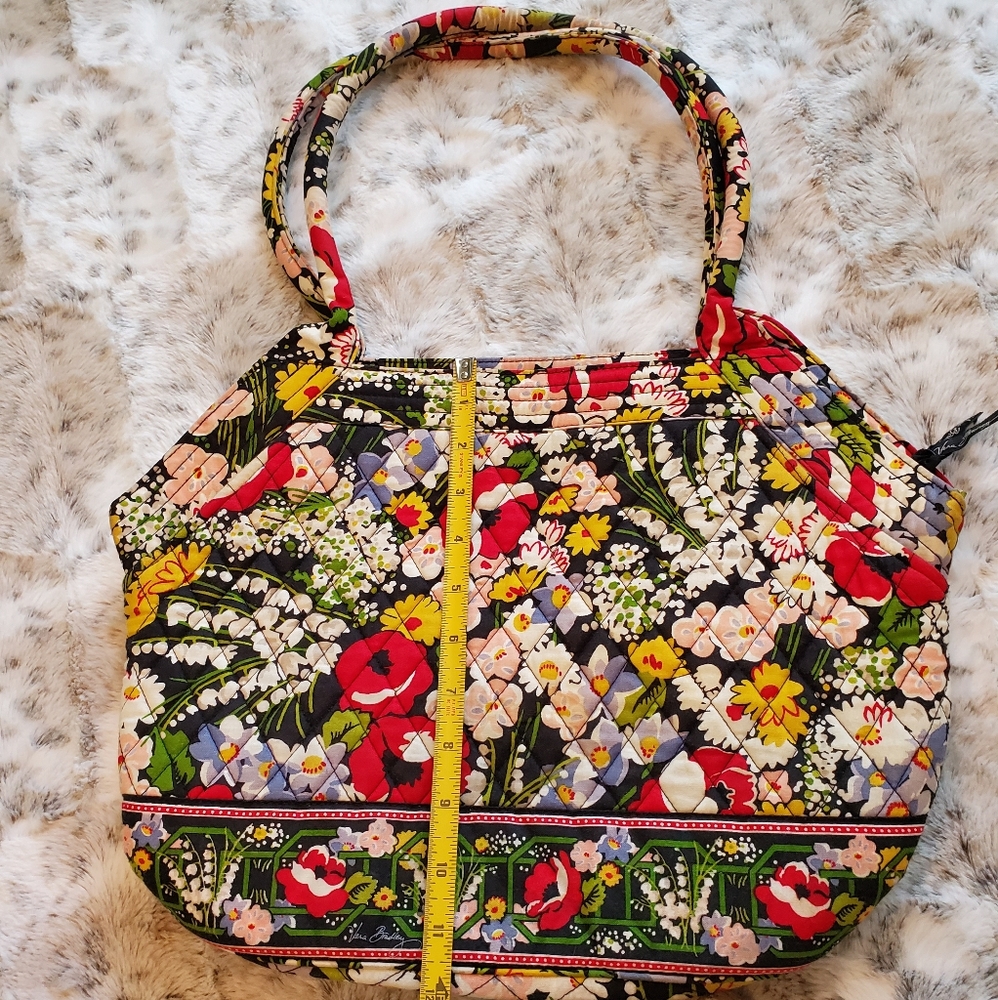 Vera Bradley zippered tote Poppy